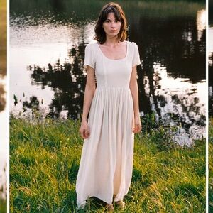 CHRISTY DAWN The Scarlet Dress in Eggshell Petite Medium